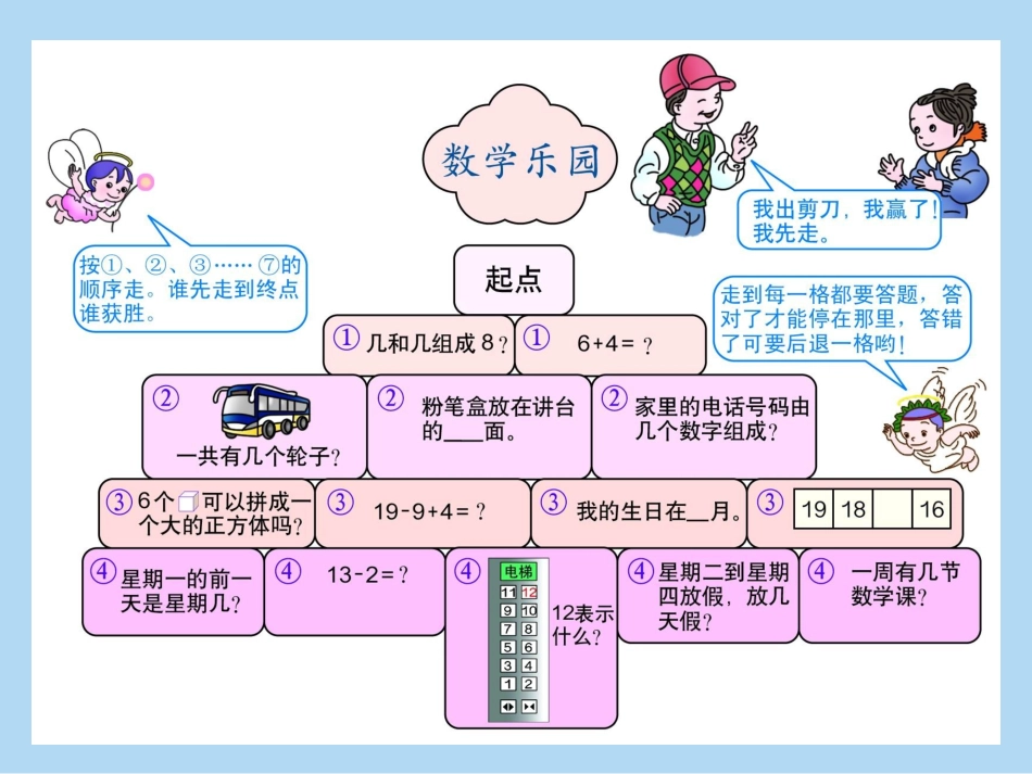 一年级数学上册数学乐园PPT_第2页