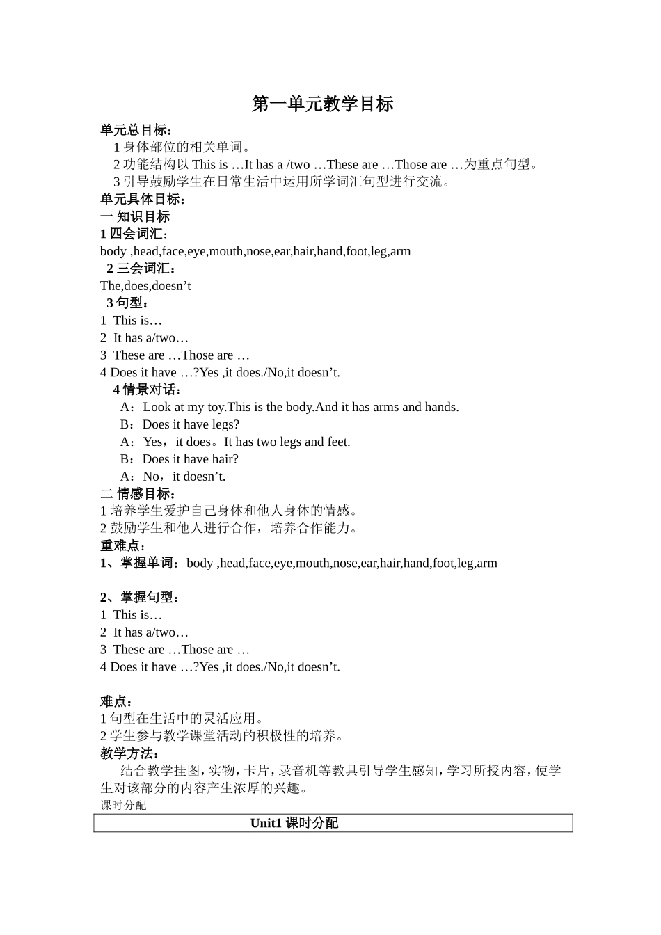 陕旅版三年英语下册课标解读_第3页