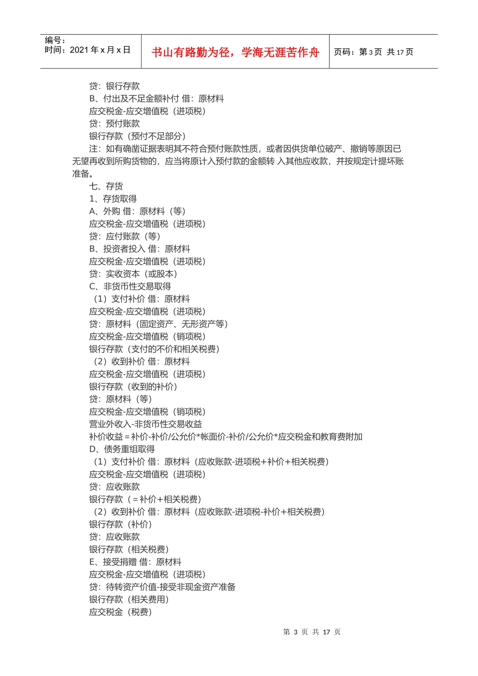 会计分录年度收录大全_第3页