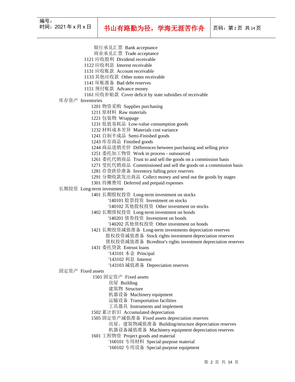 会计英语专用词汇_第2页