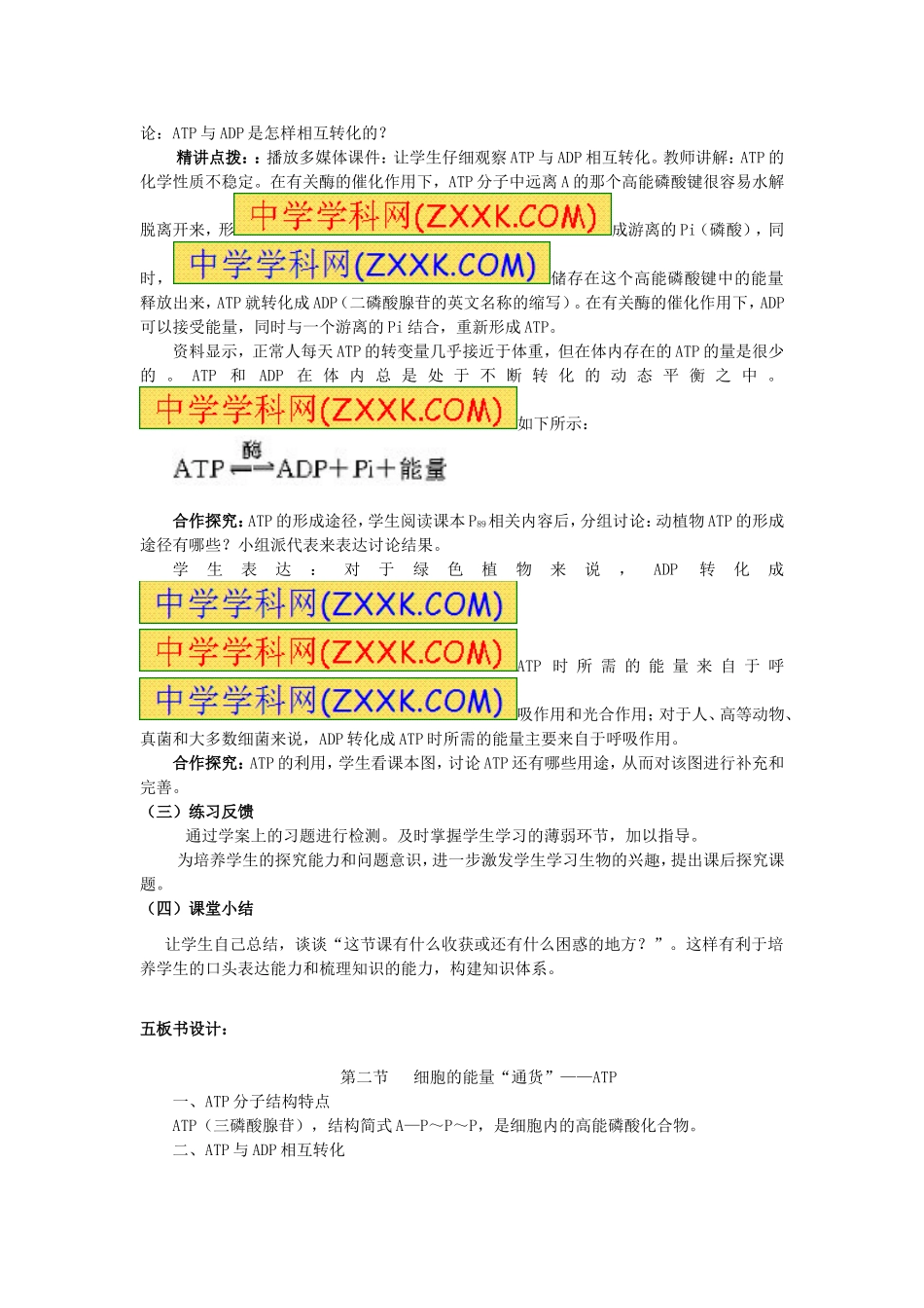 细胞的能量“通货”——ATP_第3页