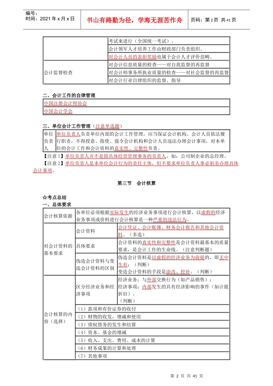 某年度财务会计与岗证财经管理知识分析点_第2页