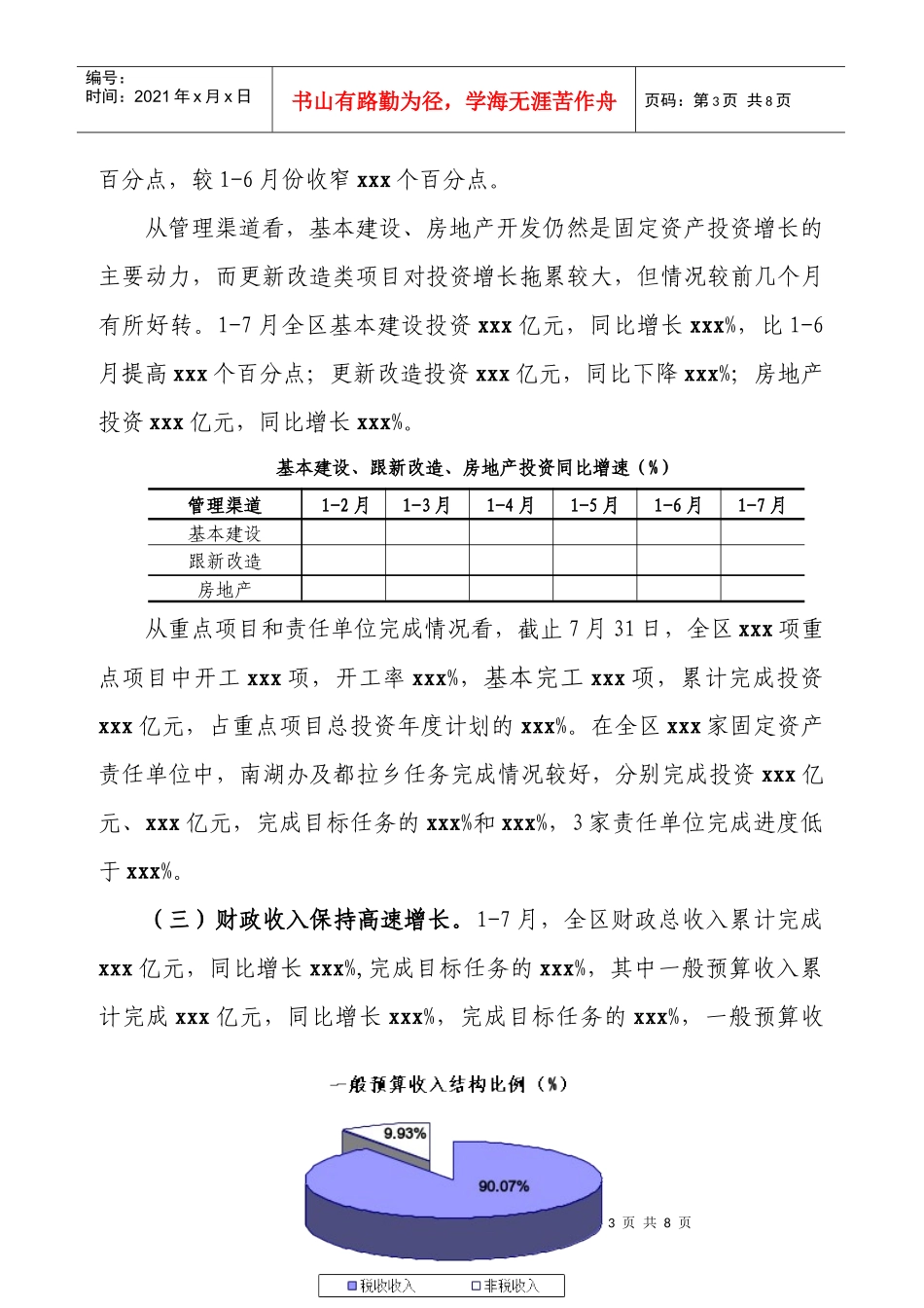 xxx区XXXX年1-7月份经济运行分析_第3页