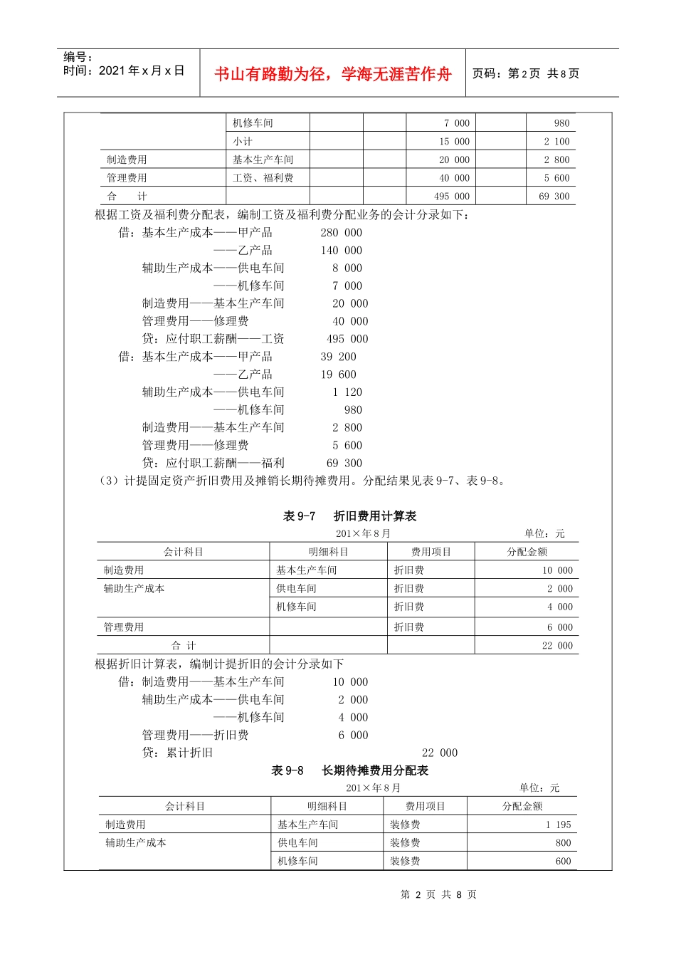 成本会计答案_第2页