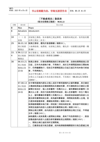 不动产税法勘误表