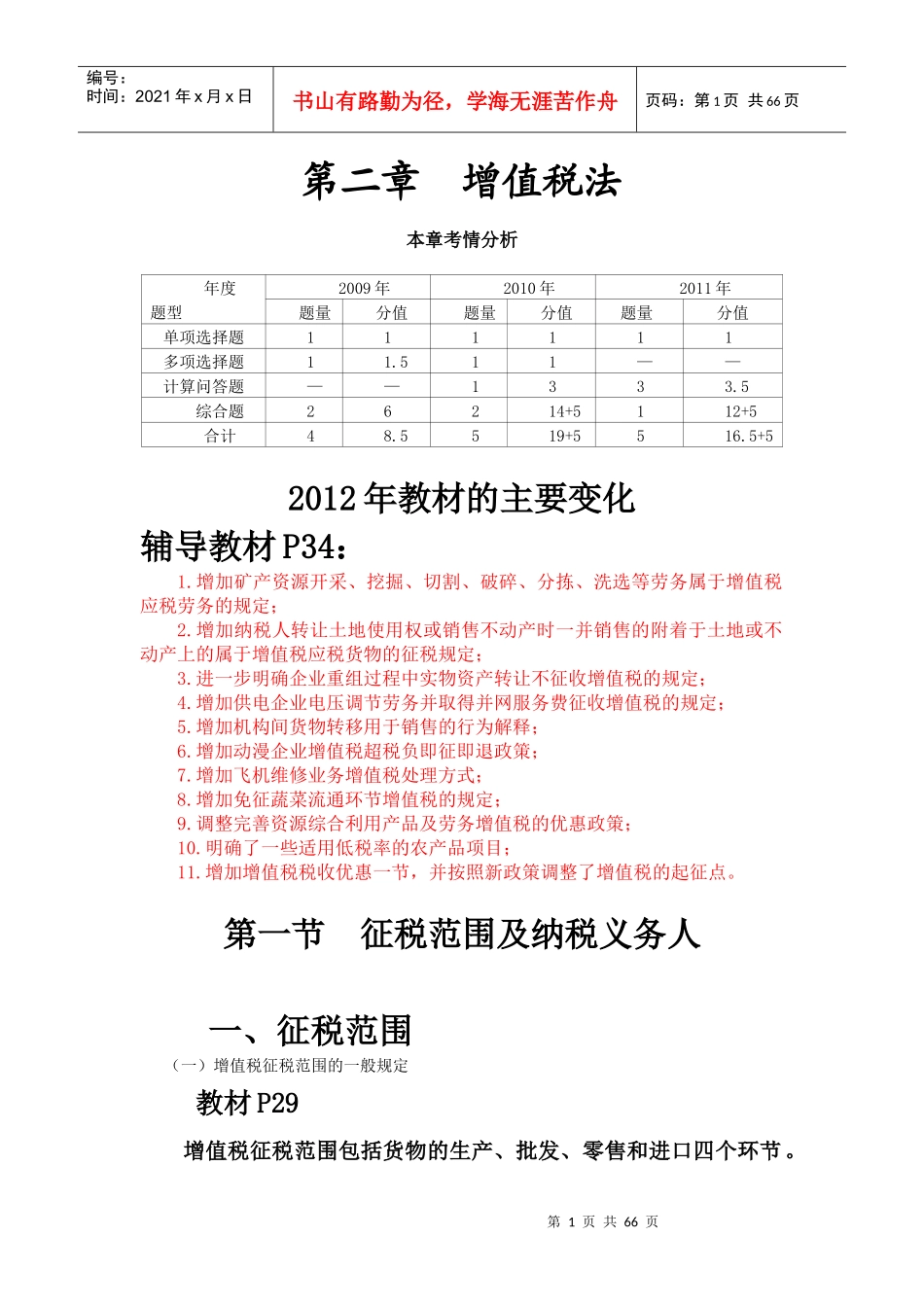 XXXX注会税法__增值税法_第1页