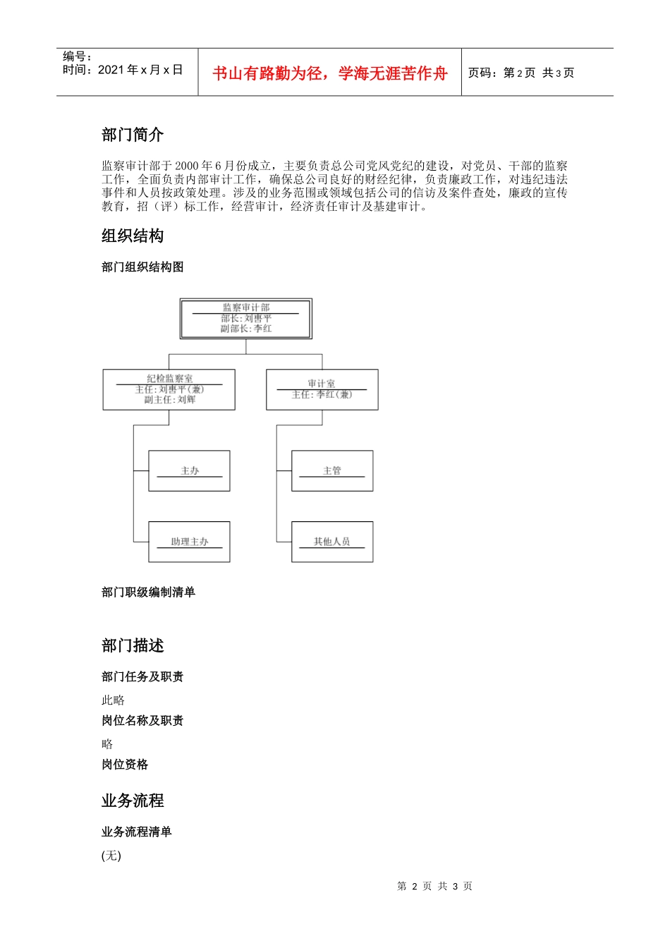 部门描述-监查审计部_第2页