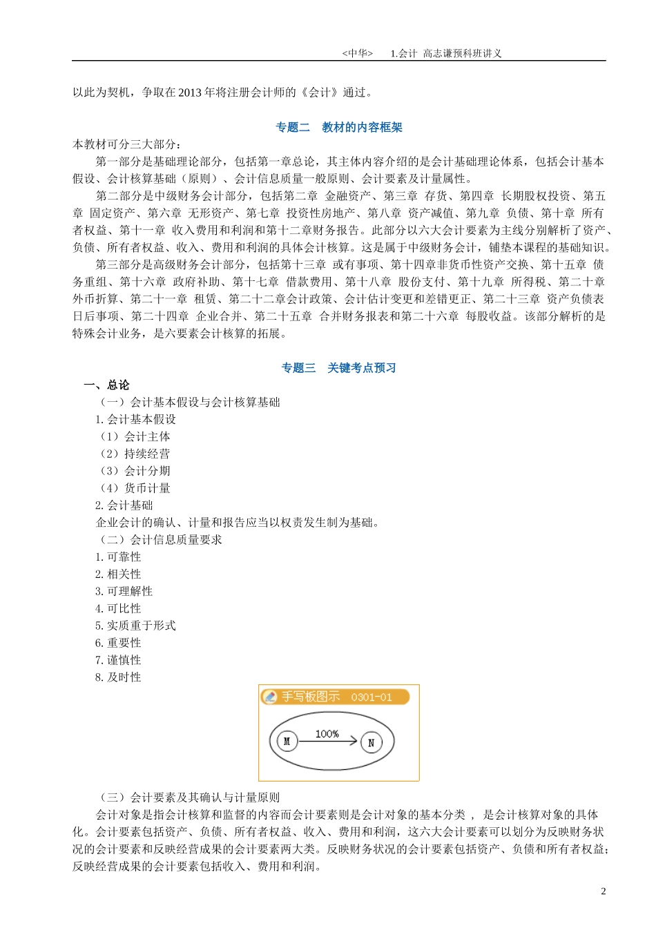 X年注会会计高志谦预科班讲义_第2页