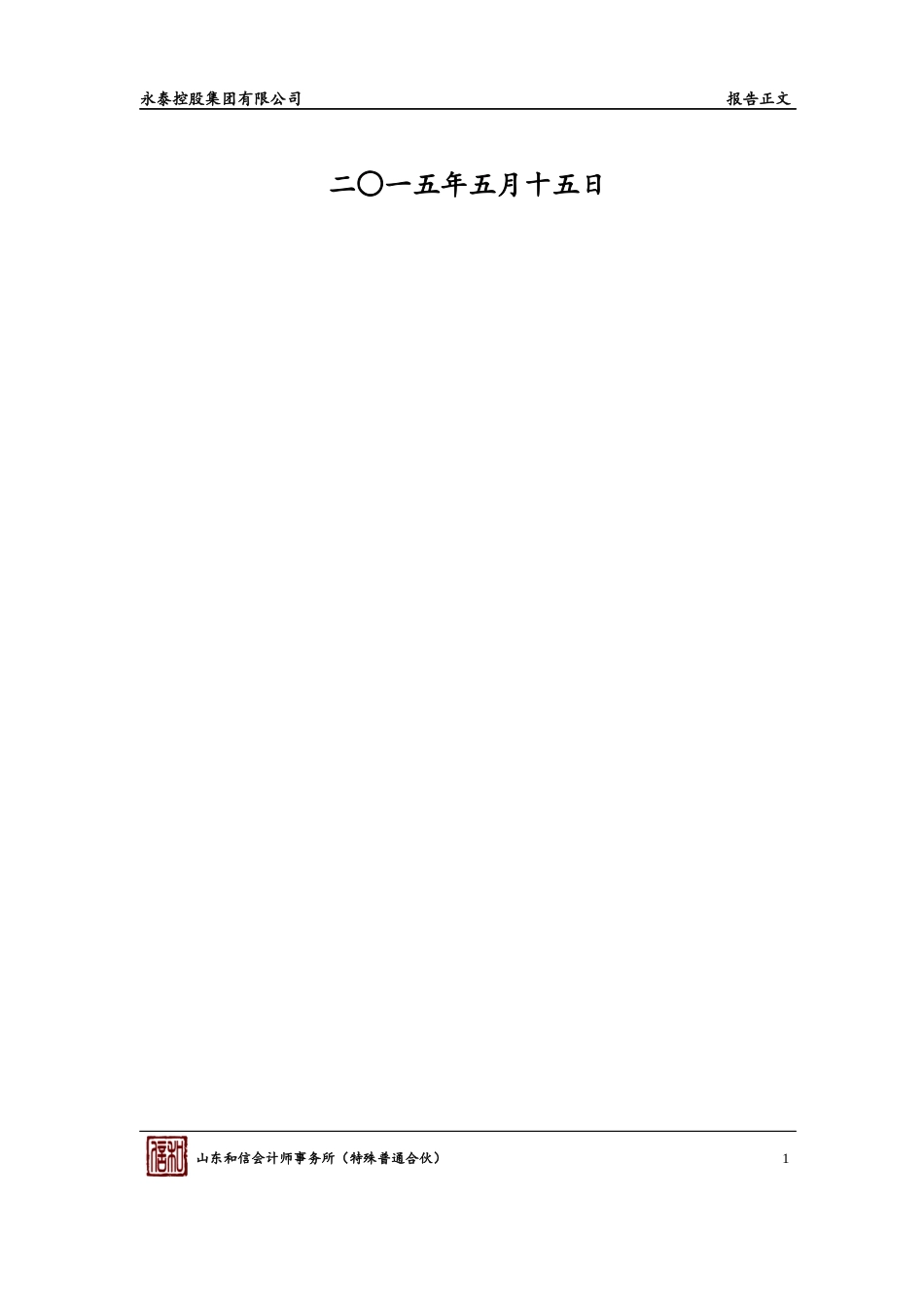 永泰控股14年审计报告_第2页