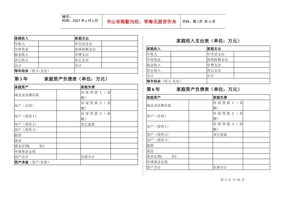 “理财人生”投资游戏表格(新)_第3页