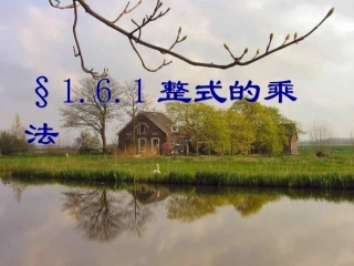 整式的乘法姚彩虹