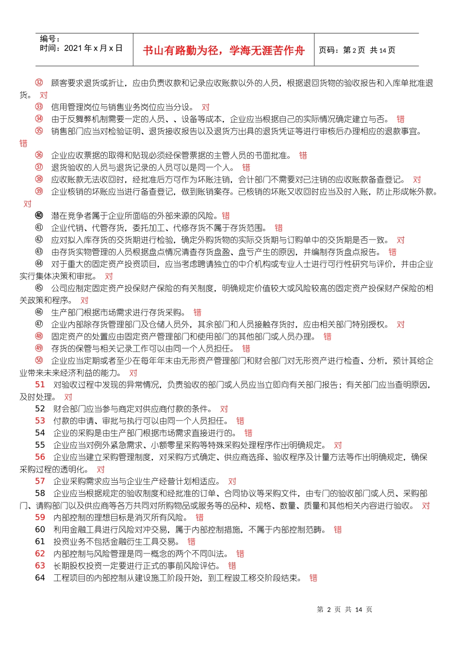 企业财务会计与财务管理知识分析准则_第2页