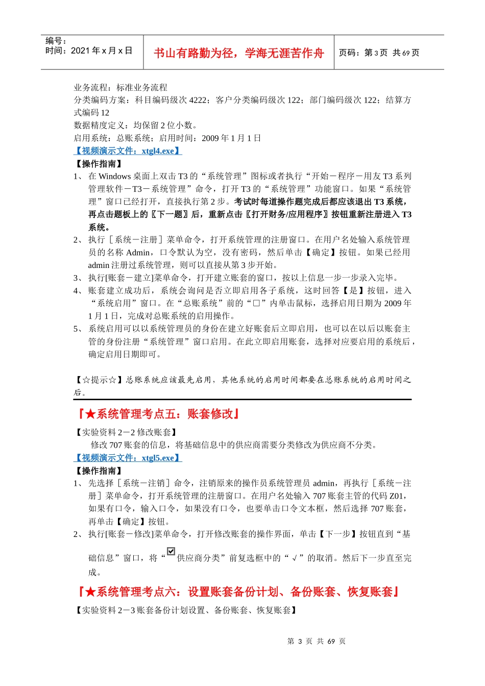 财务会计与从业管理知识资格证_第3页