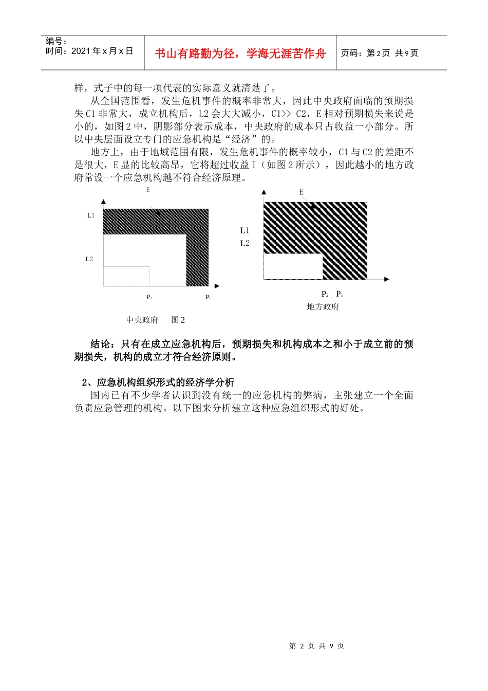 中国应急管理机制的经济学分析_第2页