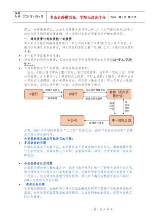 资管融资模式