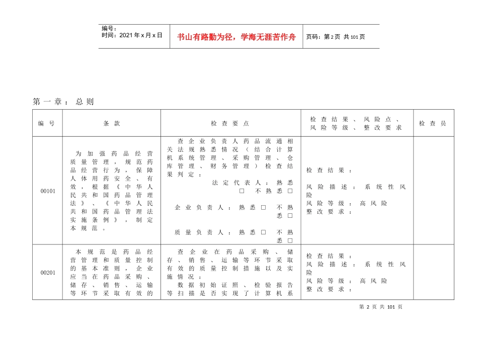 实施GSP内审表_第2页