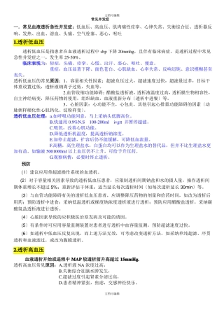 血液透析急性并发症