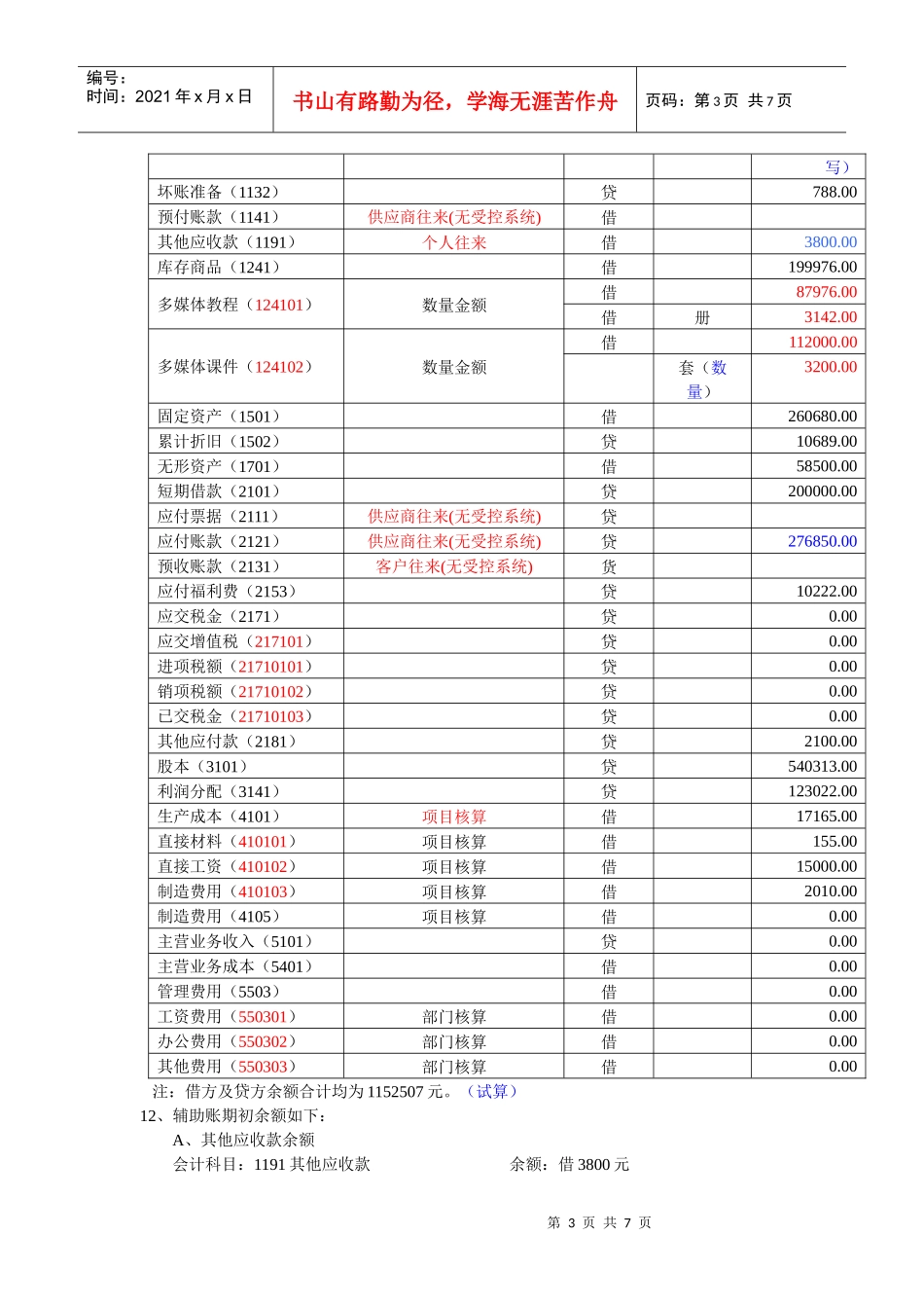 会计电算化比赛试题十_第3页