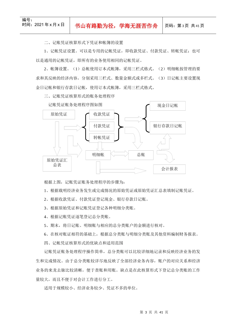 会计循环与记账凭证核算形式_第3页