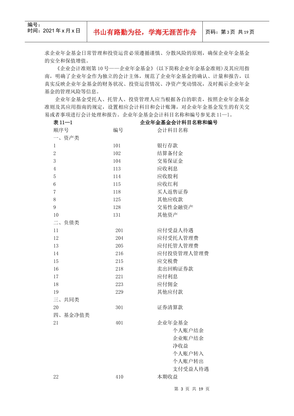 企业会计准则讲解11 企业年金基金_第3页