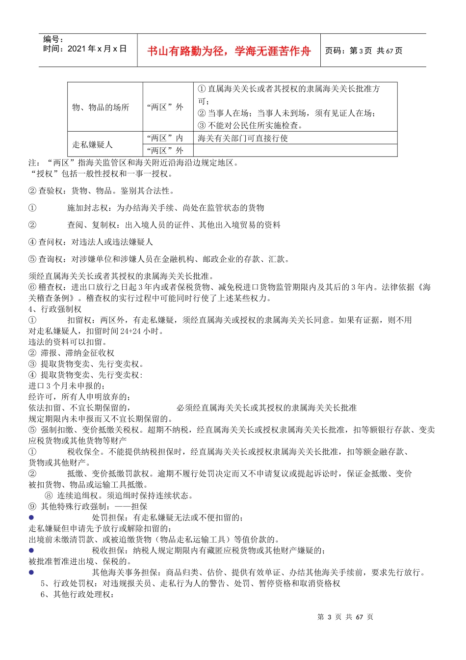 报关员资格考试重点归纳(完整版)_第3页