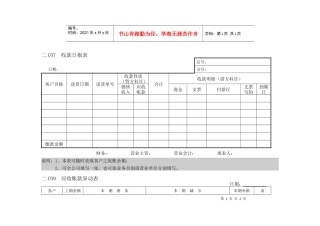 会计、财务管理--收付款横切