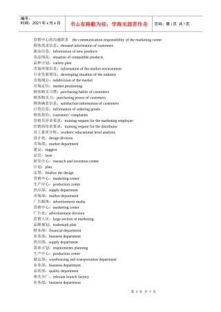 经济英语词汇