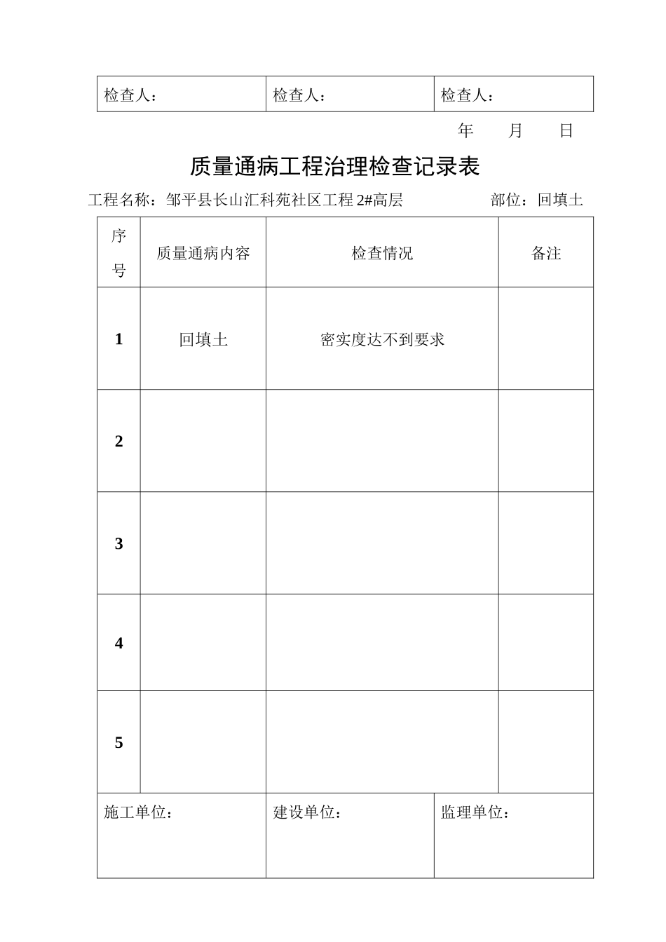 质量通病平行检查表2#_第3页