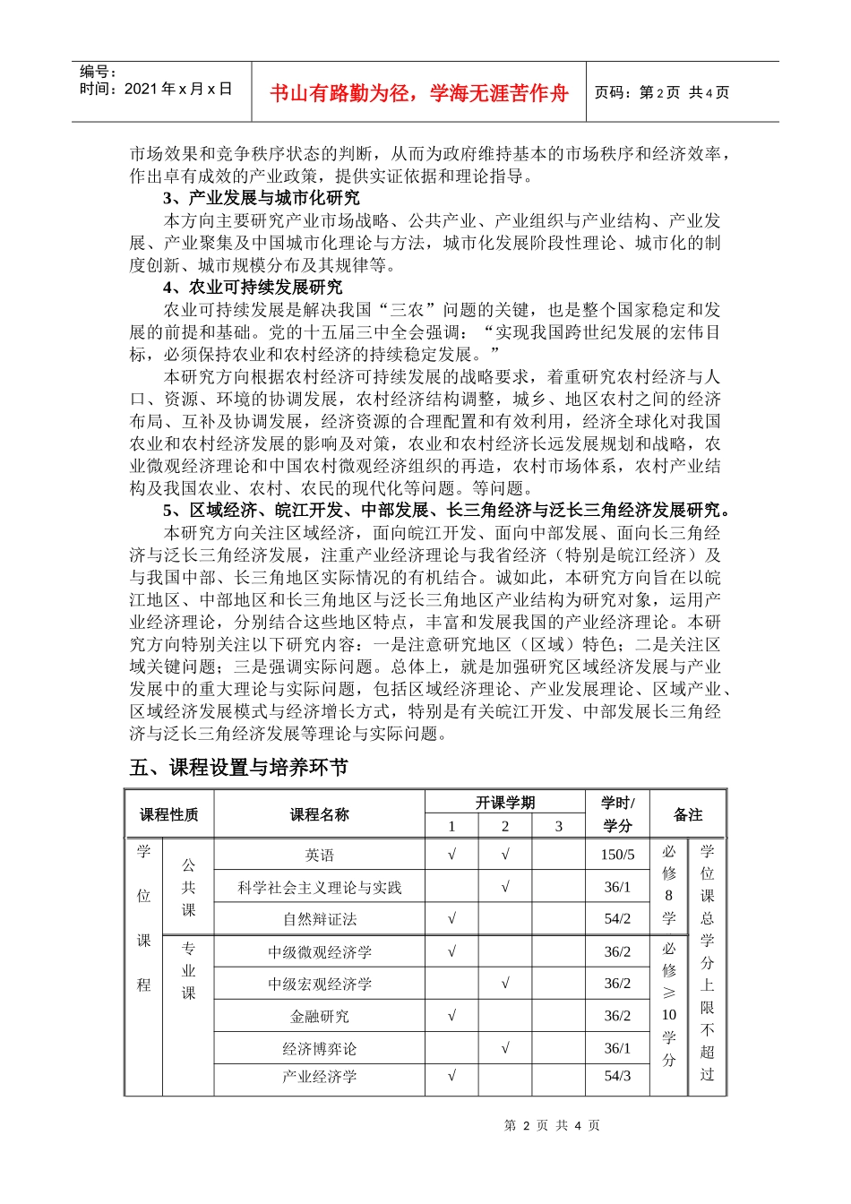 产业经济学doc-人文社会科学系产业经济学专业（代码：_第2页