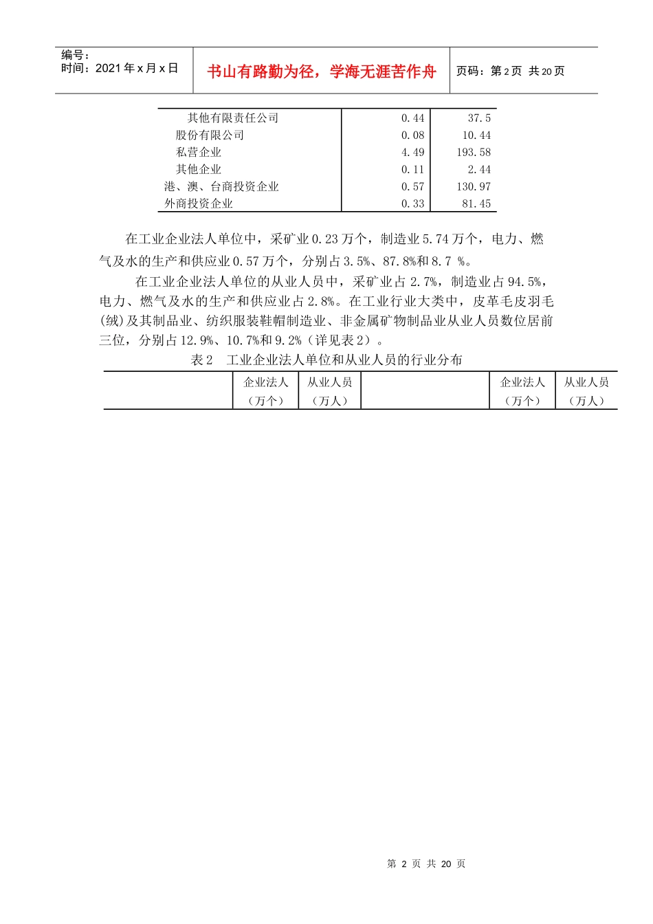 第二次全国经济普查主要数据公报_第2页