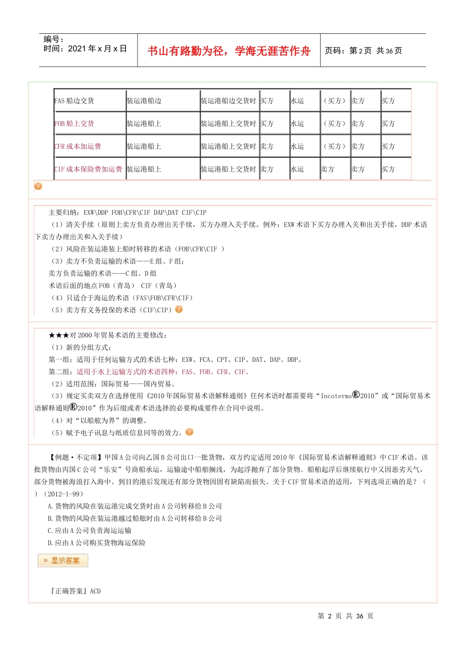 X年三国法李毅基础班讲义之(国际经济法_第2页