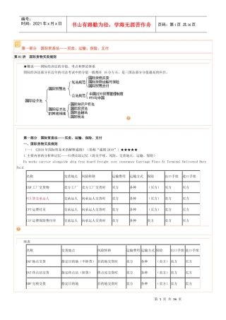 X年三国法李毅基础班讲义之(国际经济法