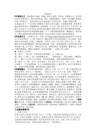 名著阅读之系列概括（五）