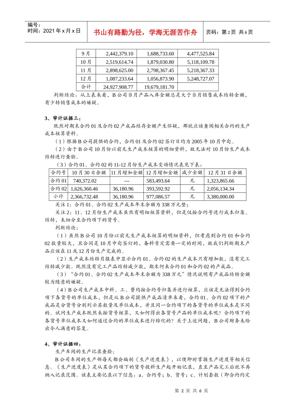 存货审计方法的综合运用_第2页