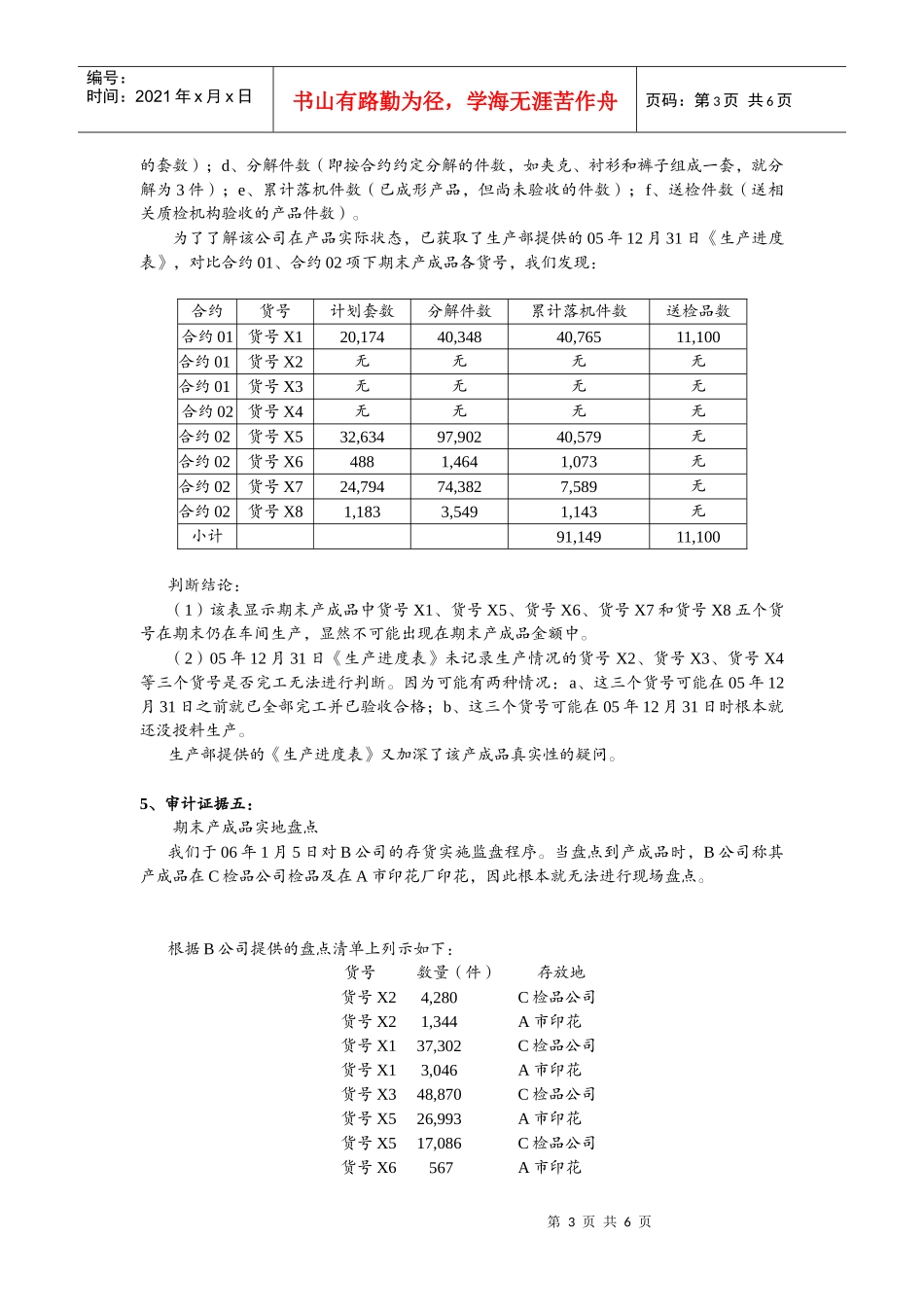 存货审计方法的综合运用_第3页
