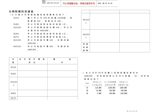 长期股权投资讲义