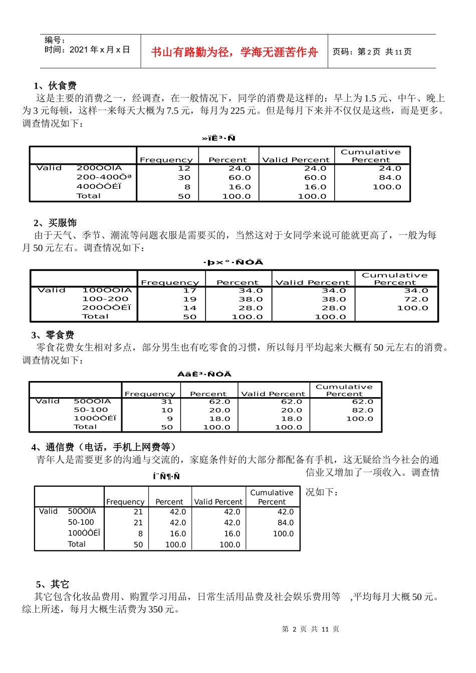 大学生理财观念调查与分析_第2页