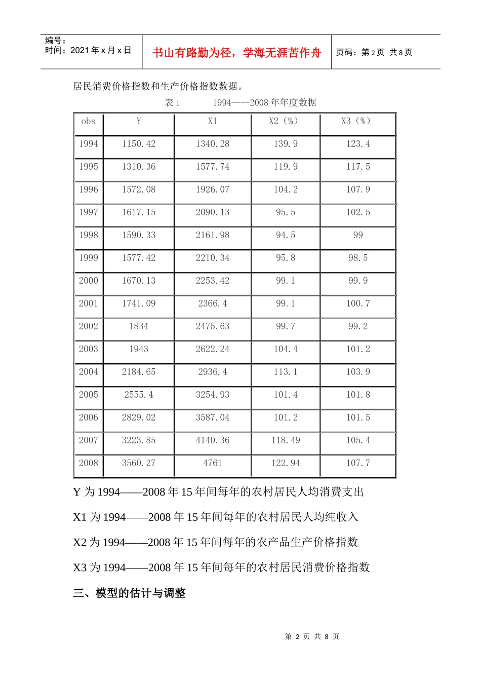 农民人均收入影响因素分析_第2页