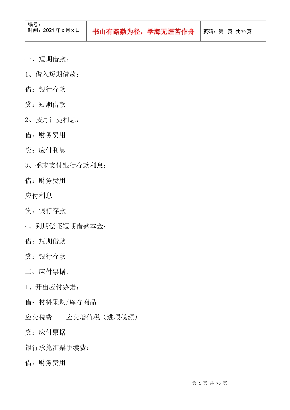 会计分录大全总汇_第1页