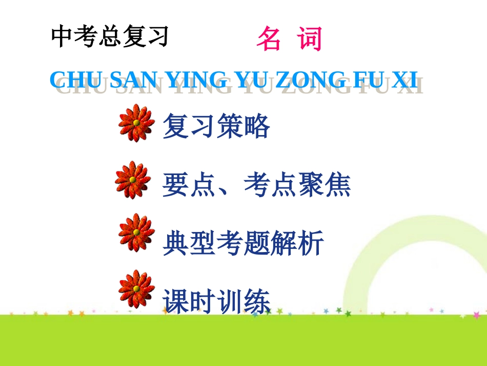 中考复习——名词课件1_第1页