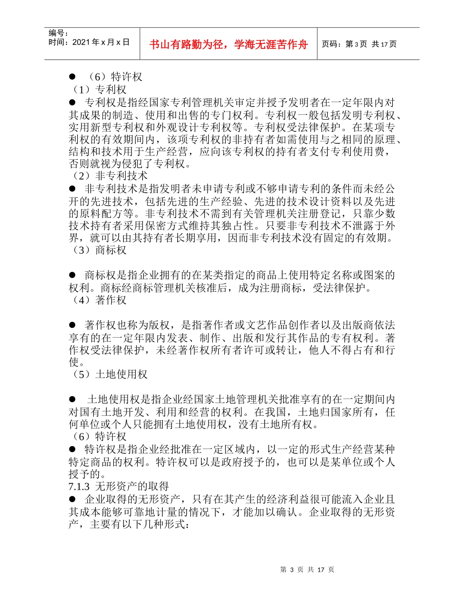无形资产资料 文档_第3页