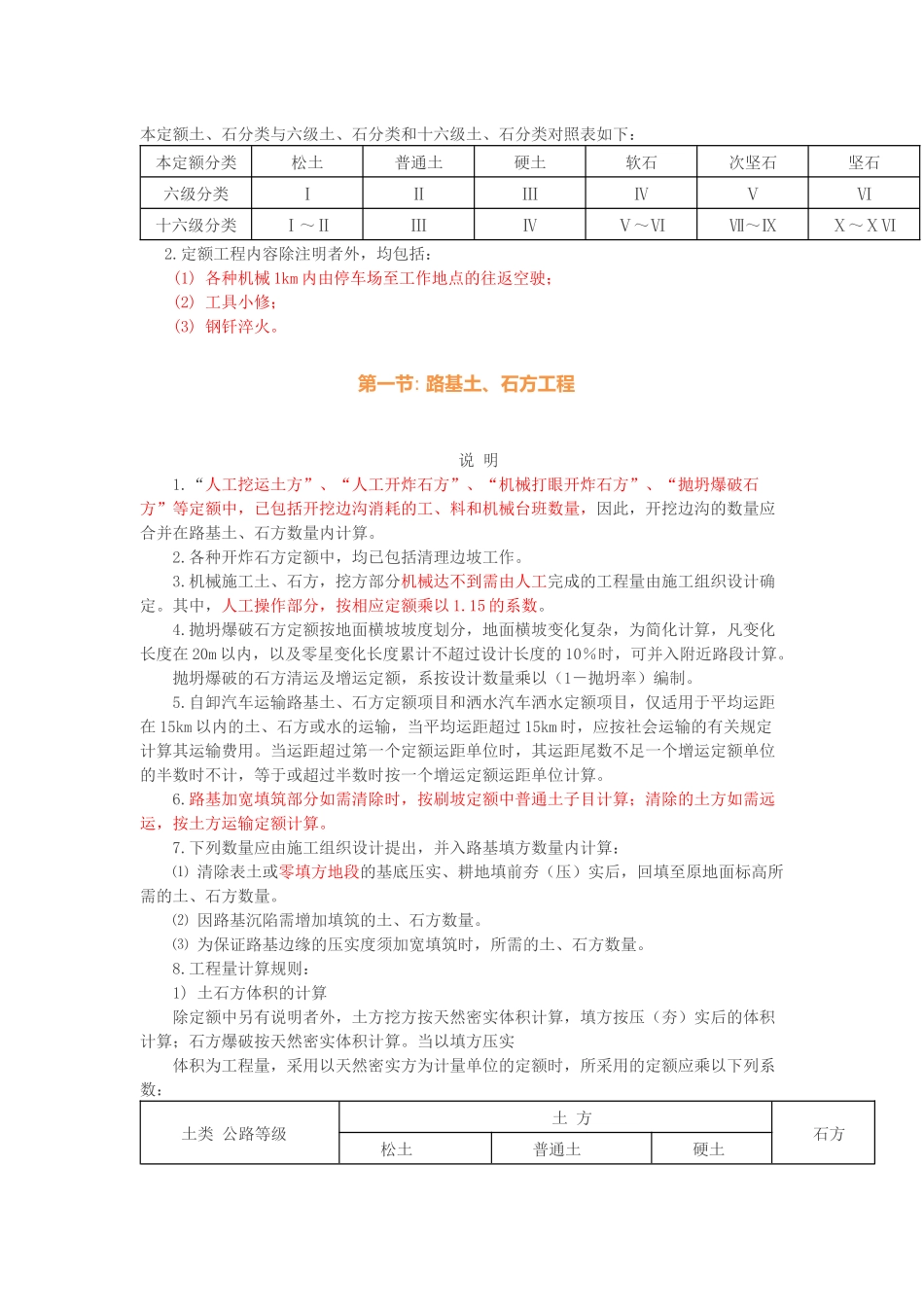 精心整理公路工程08预算定额说明重点难点整理_第3页