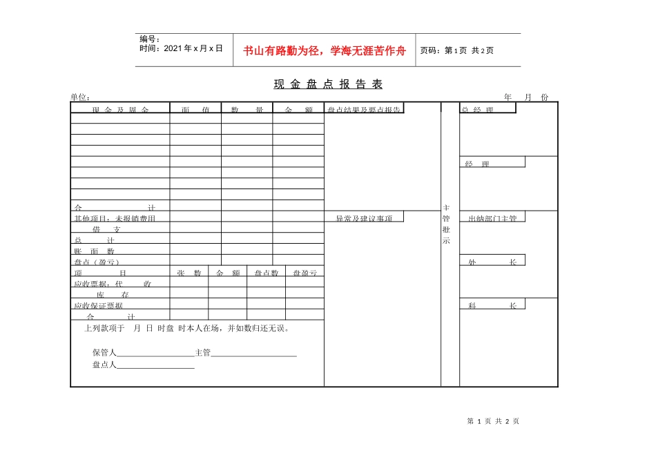 月份财务分析表_第1页