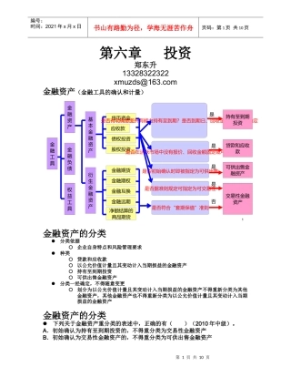 第六章 投资