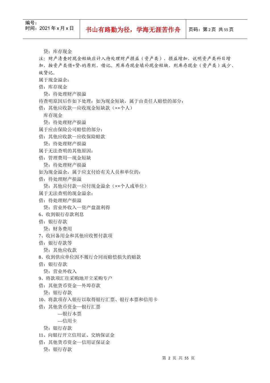 最新财务会计与管理知识分析记录_第2页