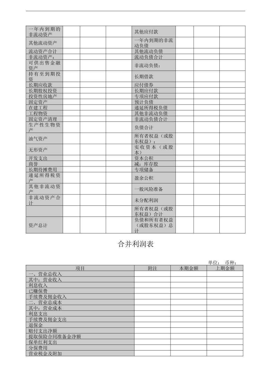 企业财务报告披露格式_第3页