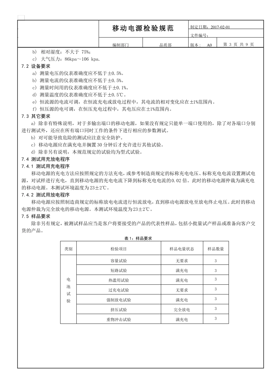 移动电源CQC认证标准_第3页