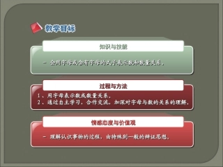 七年数学下册21整式（1）