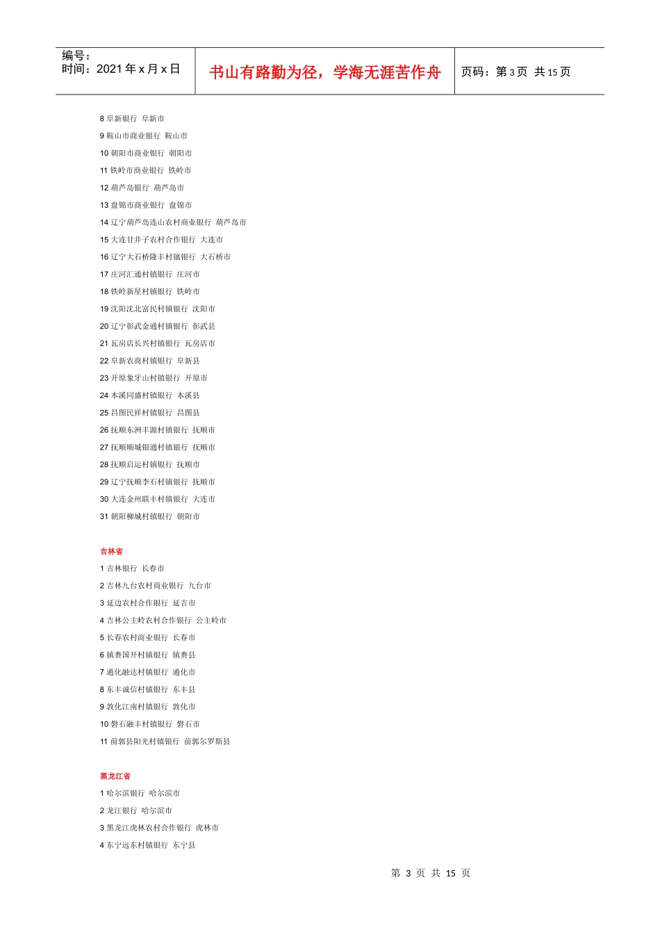 中国各大银行_第3页