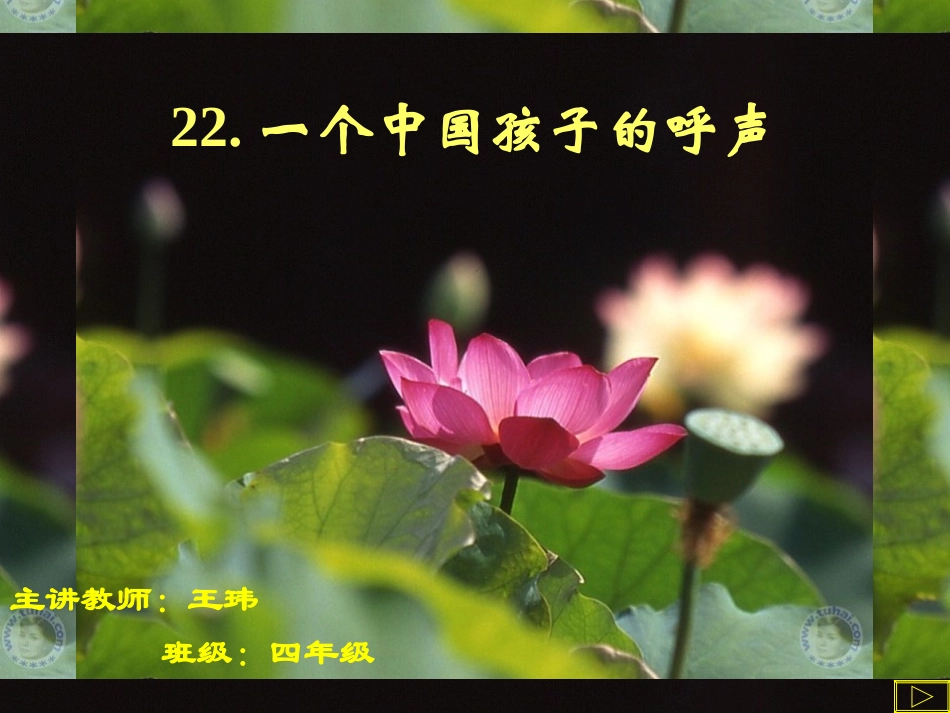 一个中国孩子的呼声_第1页